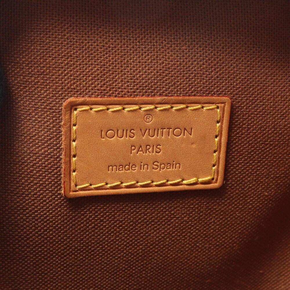 LOUIS VUITTON Authentic Brown Monogram Leather Pochette Fanny Pack - Picture 4 of 10